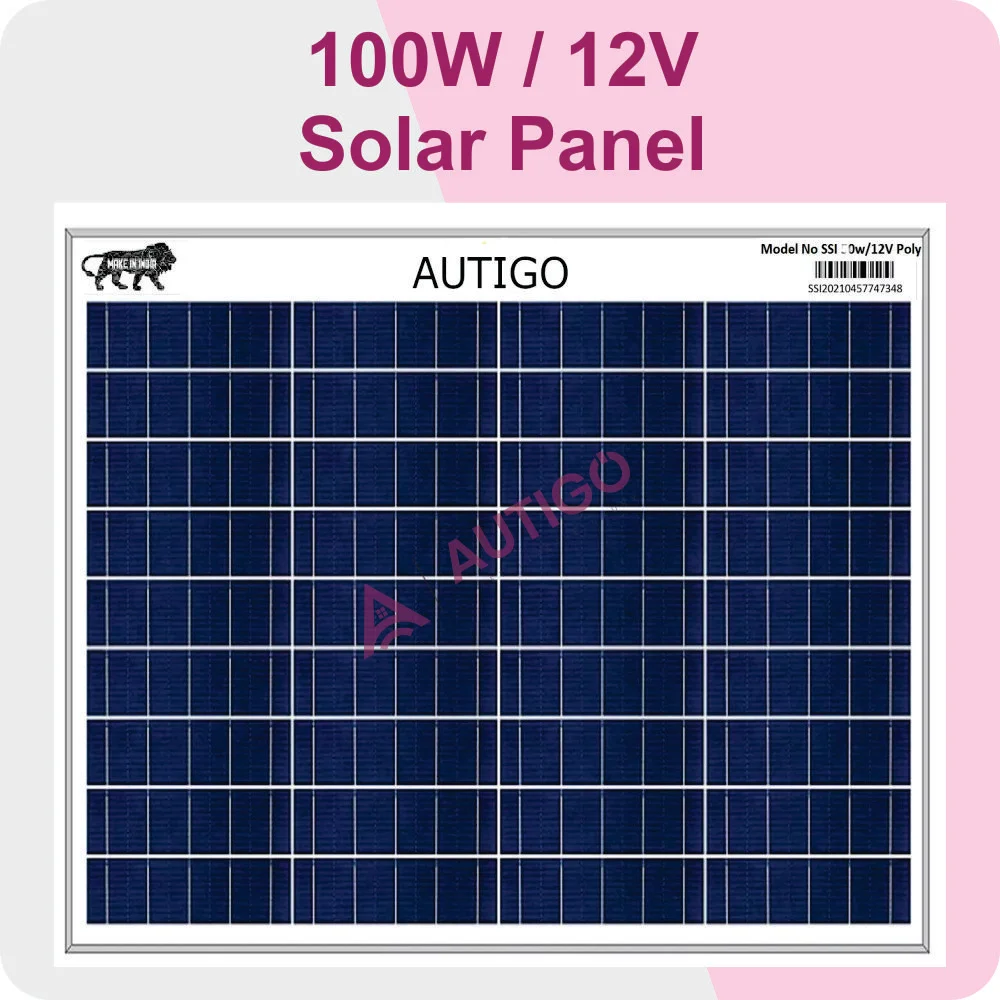 Buy 100 Watt Solar Panel price online at low prices in india,100 Watt ...