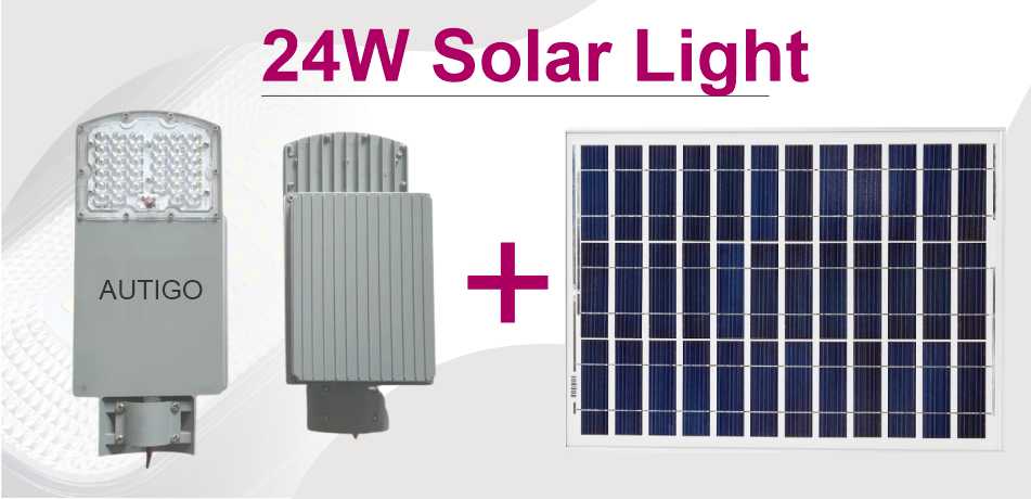24W Solar Street Light