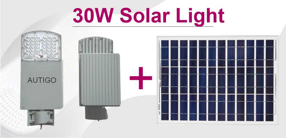 30W Solar Street Light