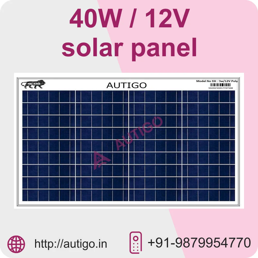 40 Watt Solar Panel price