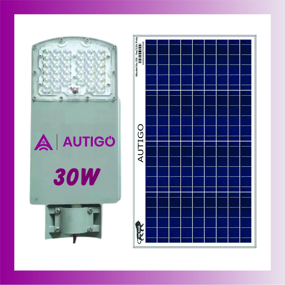 30w solar street light