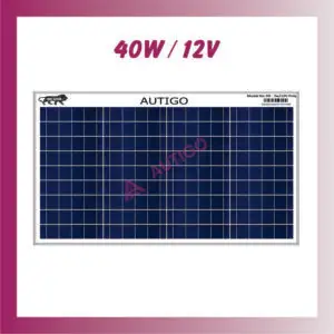 40 watt solar panel